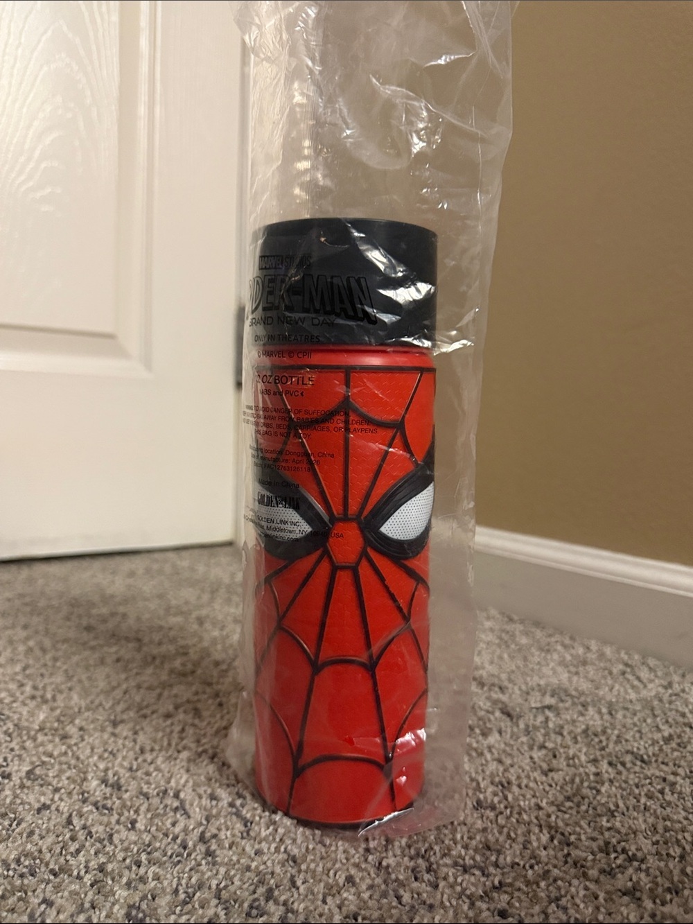 Lightly Used- Spiderman Brand New Day Tumbler - Used Once